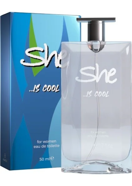She Kadın Parfüm Seti Kalıcı Ferah Koku – Cool Kadın 50 ml Edt +150 ml