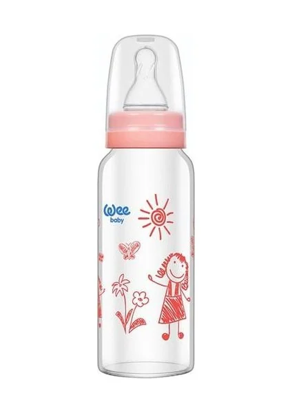 Wee Baby Klasik Plus 180 ml – Isıya Dayanıklı Cam Biberon 180 ml
