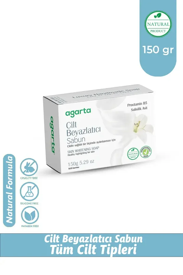 Agarta Doğal Kalıp Sabun 150gr – Cilt Beyazlatıcı