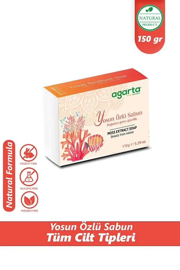 Agarta Doğal Kalıp Sabun 150gr – Yosun Özlü