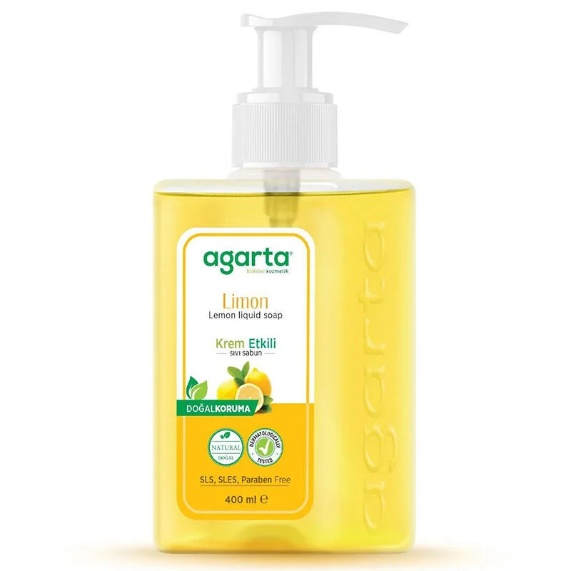 Agarta Krem Etkili Sıvı Sabun 400ml – Limon