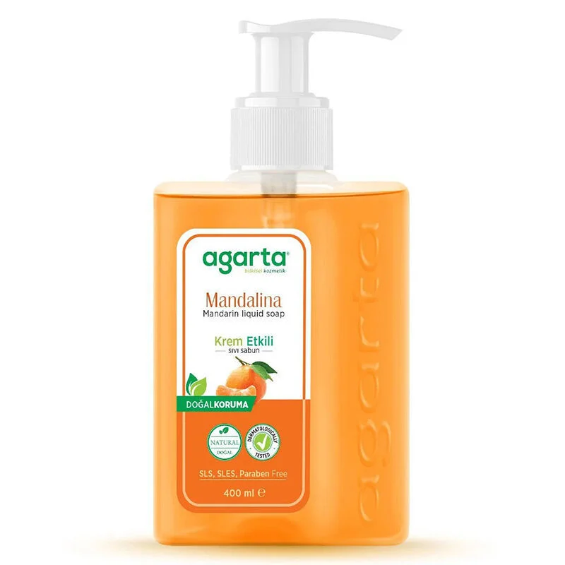 Agarta Krem Etkili Sıvı Sabun 400ml – Mandalina