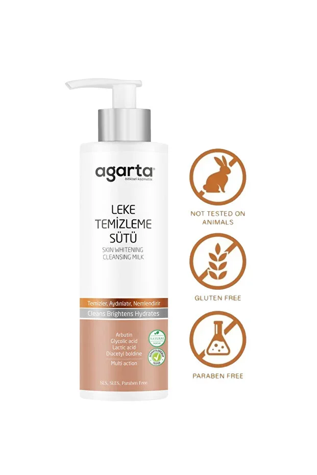 Agarta Yüz Temizleme Sütü 225ml – Tüm Ciltler için