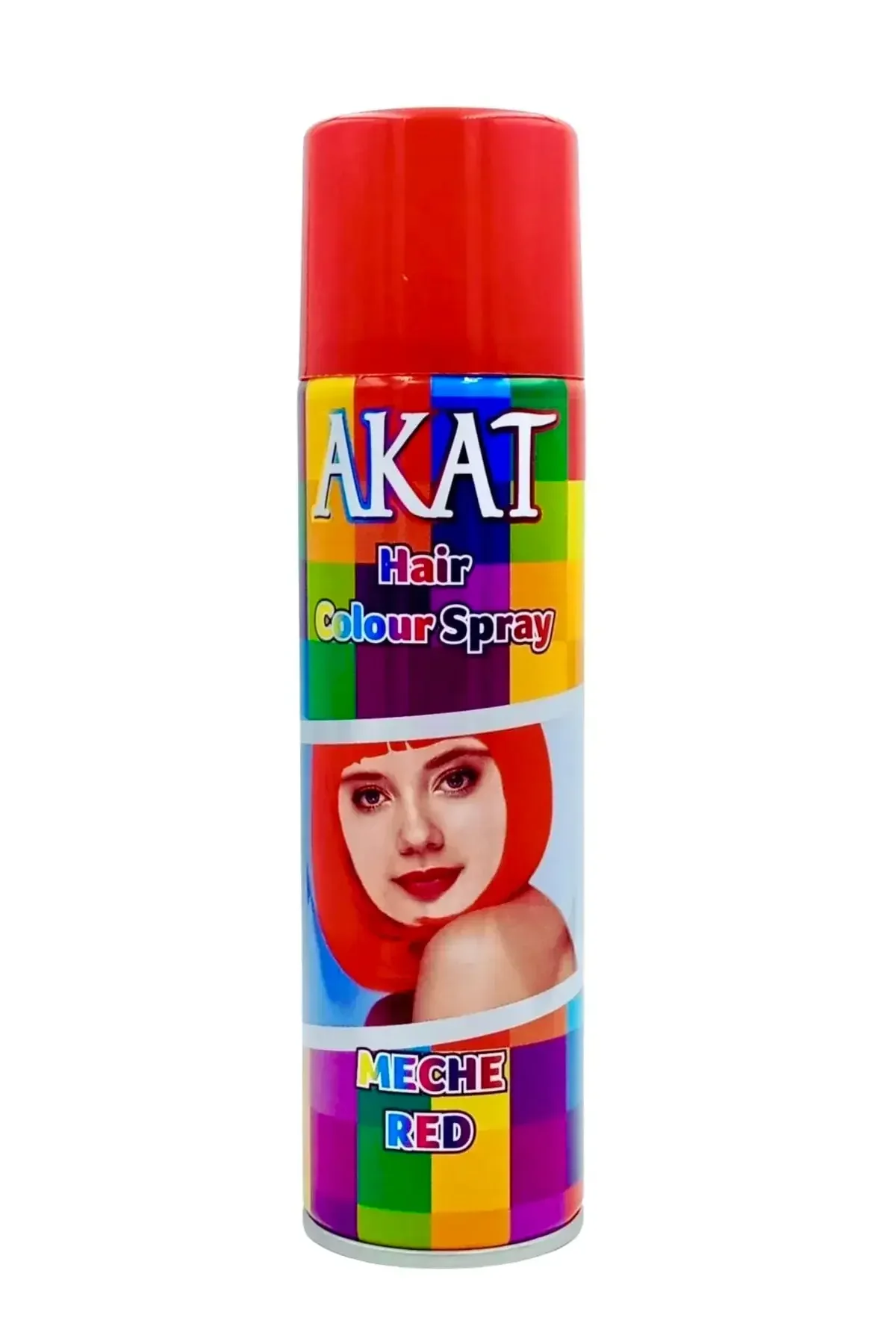 Akat Gardi Renkli Saç Spreyi Geçici Boya 150 ml – Kırmızı
