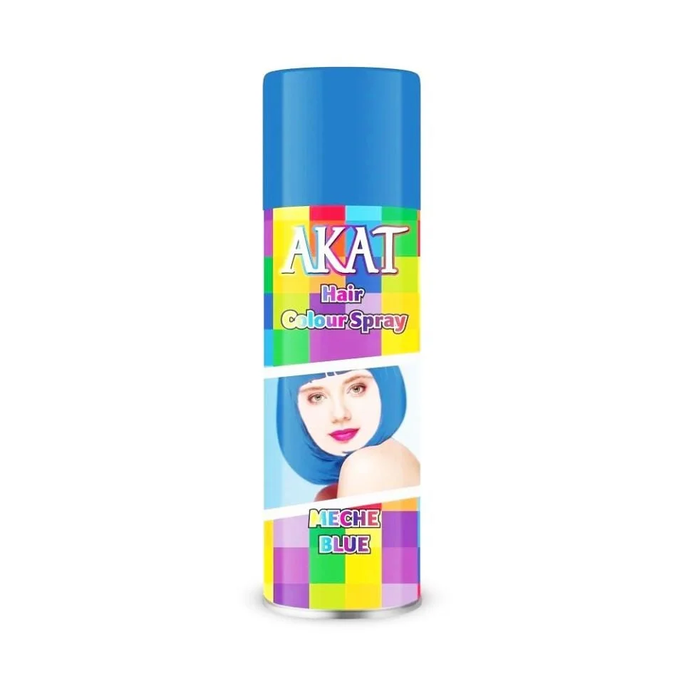 Akat Gardi Renkli Saç Spreyi Geçici Boya 150 ml – Mavi