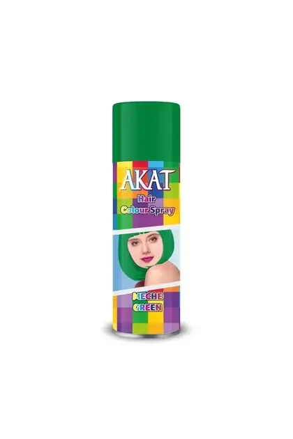 Akat Gardi Renkli Saç Spreyi Geçici Boya 150 ml – Yeşil