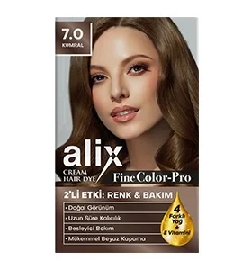 Alix Saç Boyası Set Boya 50 ml – 7.0 Kumral