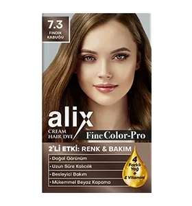 Alix Saç Boyası Set Boya 50 ml – 7.3 Fındık Kabuğu