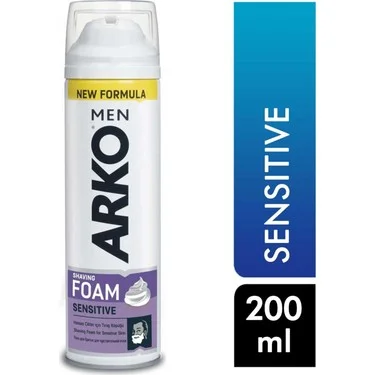 Arko Men Tıraş Köpüğü 200 ml – Sensitive