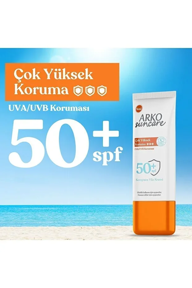 Arko Suncare Spf 50+ Koruyucu Yüz Kremi 50 ml