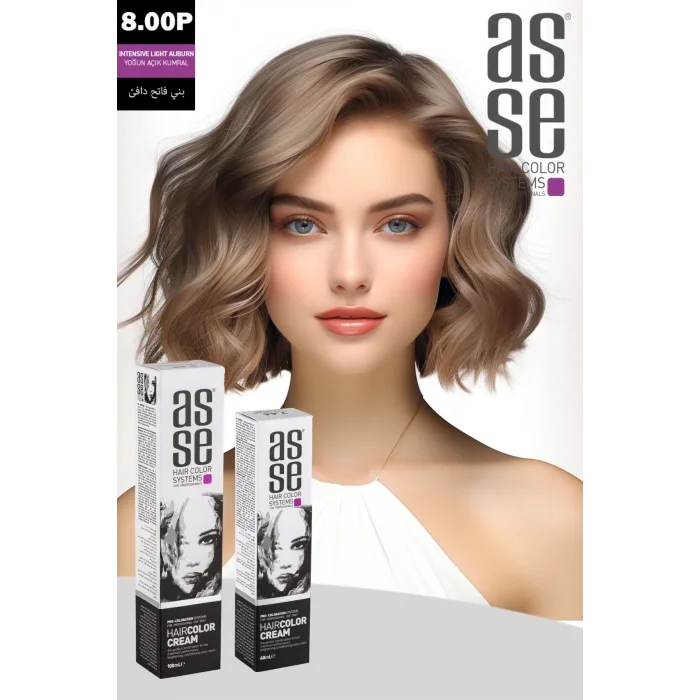 Asse Krem Tüp Boya 60 ml Profesyonel Saç Boyası – 8.00p