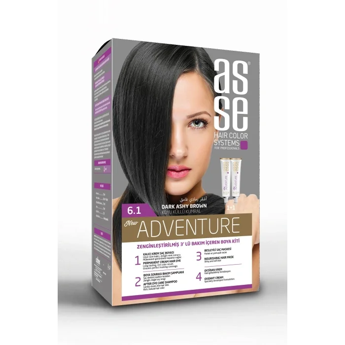Asse Saç Boya Seti 50 + 50 ml – 6.1