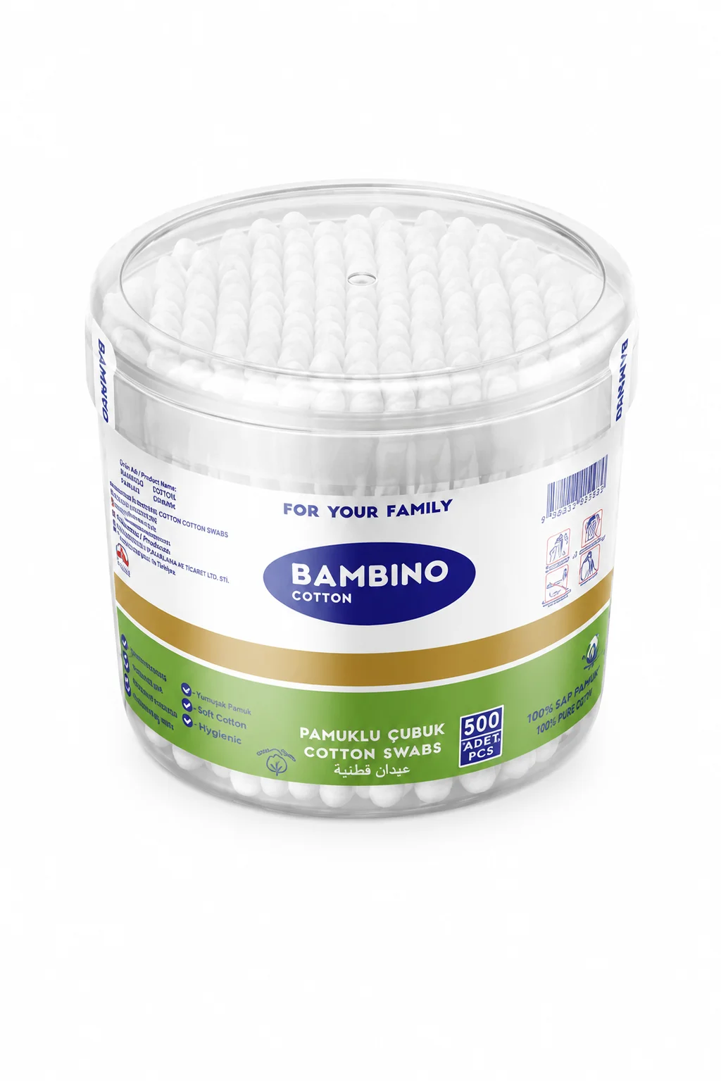 Bambino Cotton Kulak Çubuğu 300'Lü
