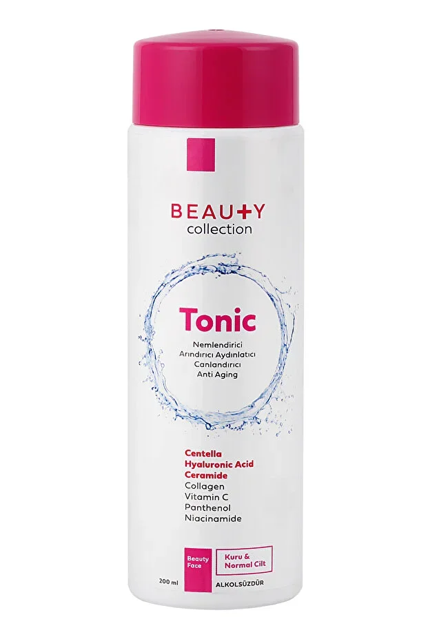 Beauty Collection Yüz Bakım Toniği 200 ml – Kuru ve Normal Ciltler için