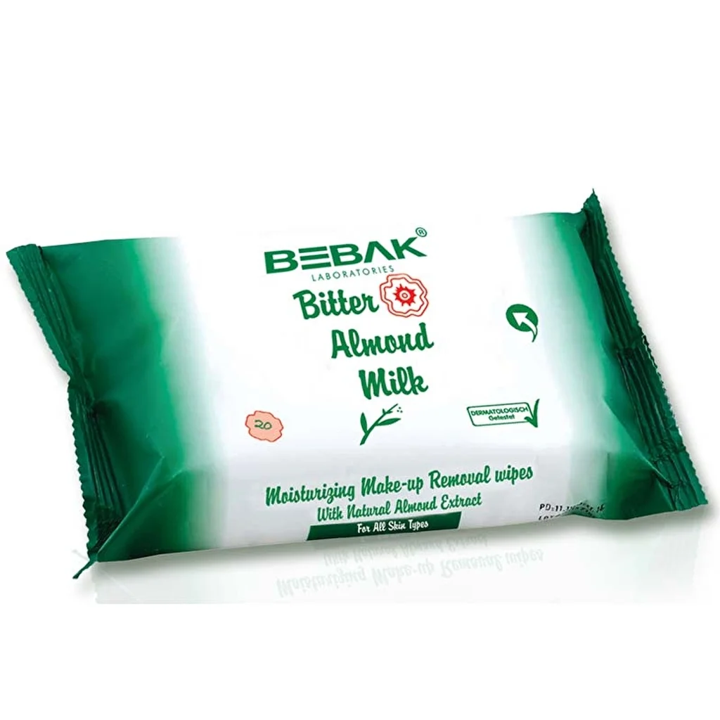 Bebak Acı Badem Makyaj Temizleme Mendili 20'Li