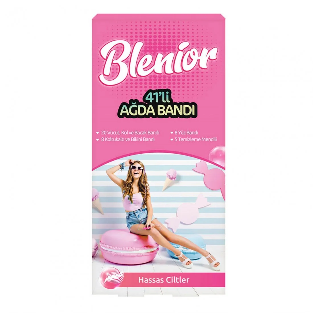 Blenior Ağda Bandı Seti 41'Li – Hassas Ciltler için