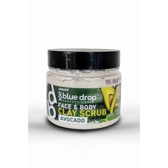 Blue Drop Yüz ve Vücut Peeling Killi 480 ml – Avokado Özlü