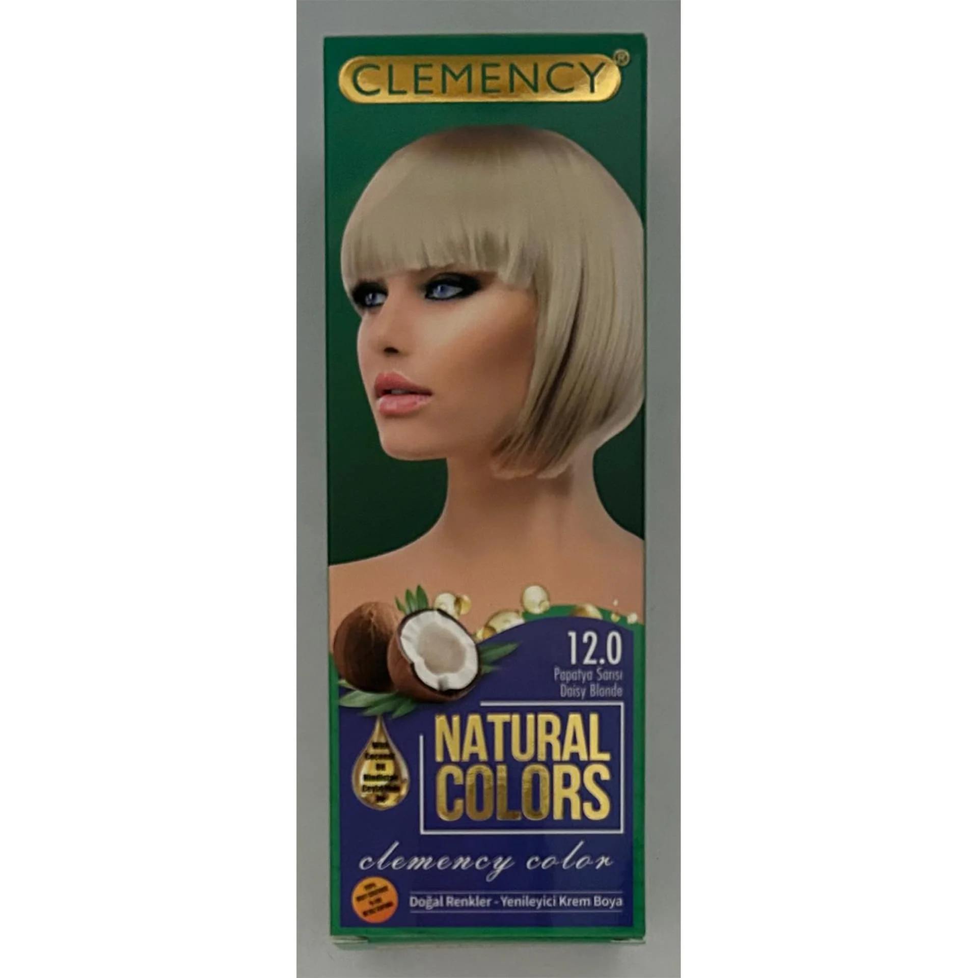 Clemency Natural Colours Saç Boyası Seti – 12.0 Papatya Sarısı