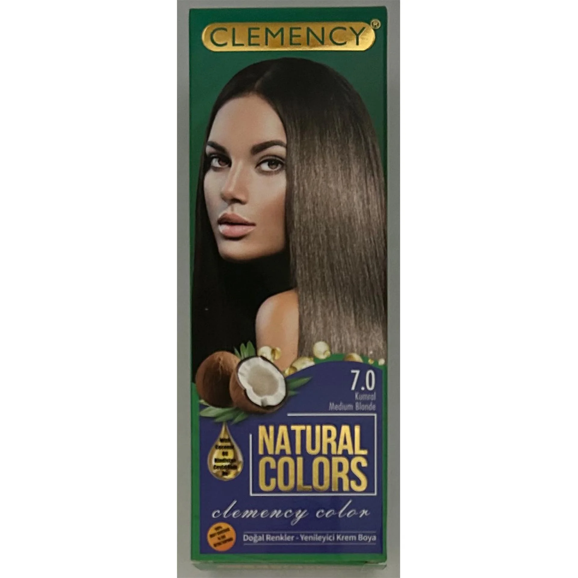 Clemency Natural Colours Saç Boyası Seti – 7.0 Kumral