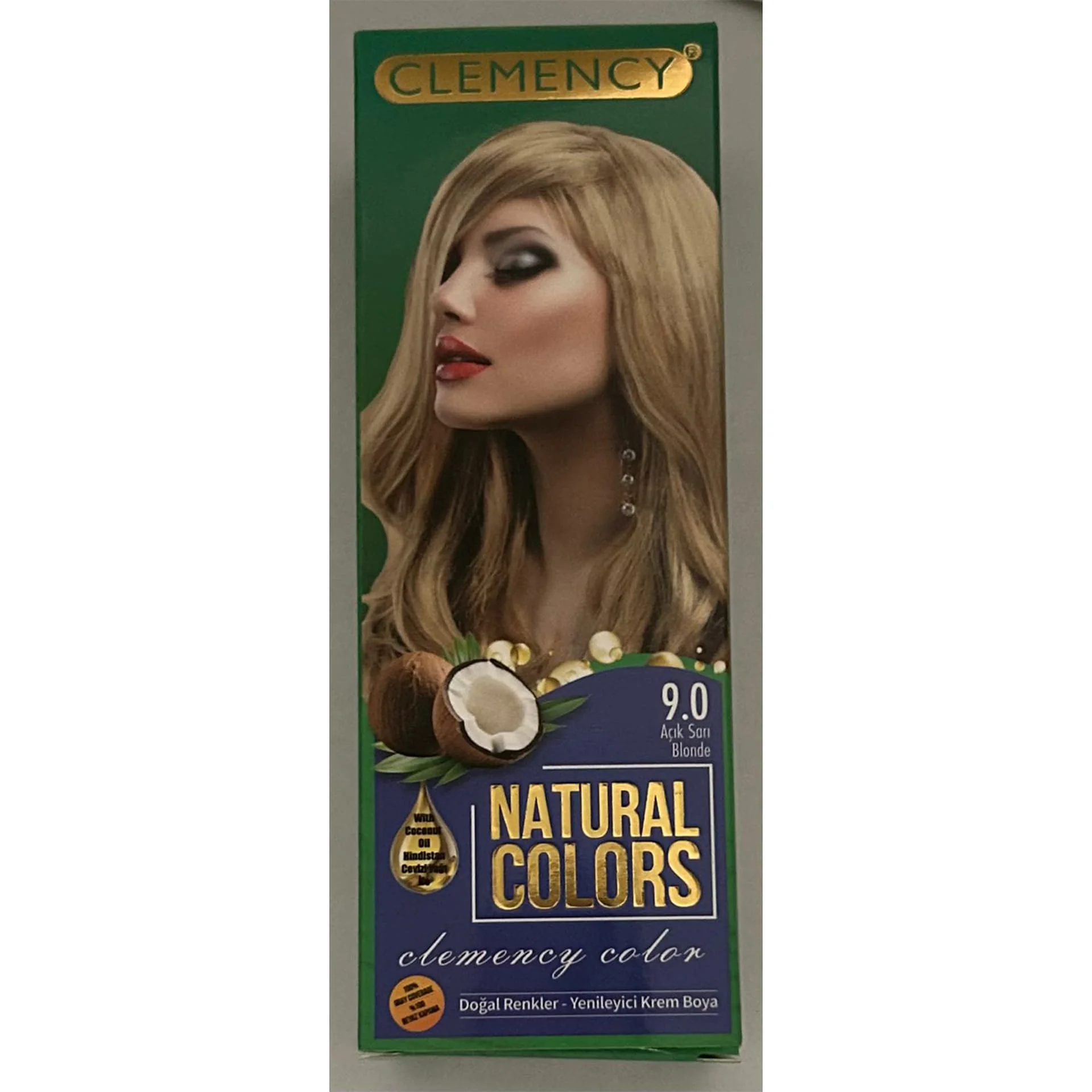 Clemency Natural Colours Saç Boyası Seti – 9.0 Açık Sarı