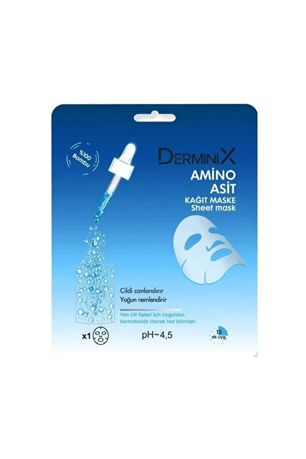 Derminix Yüz Bakım Kağıt Maske – Amino Asit