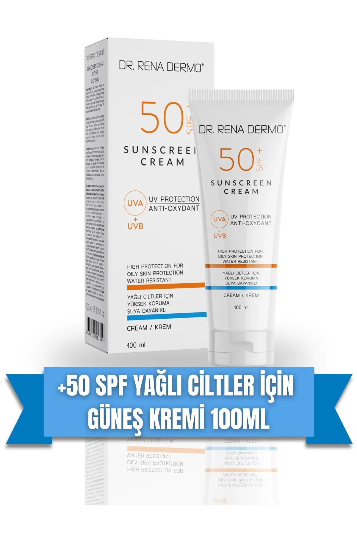 Dr. Rena Dermo 50+ Spf Güneş Kremi 100 ml – Yağlı Ciltler için