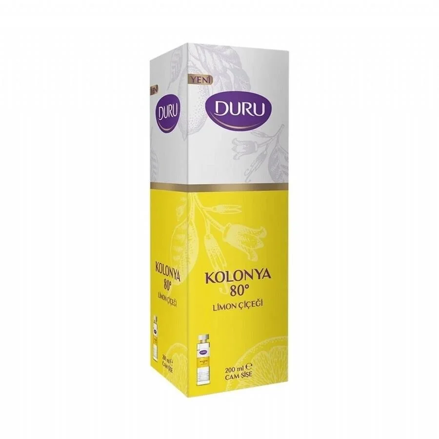 Duru Kolonya Cam Şişe 200 ml – Limon
