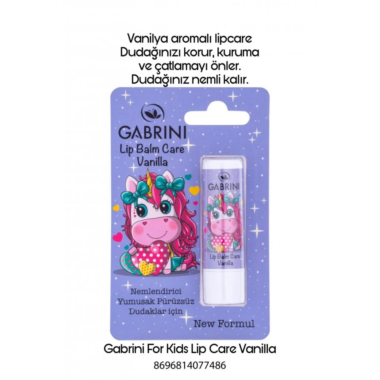 Gabrini Lip Balm Child Dudak Nemlendirici – Vanilya