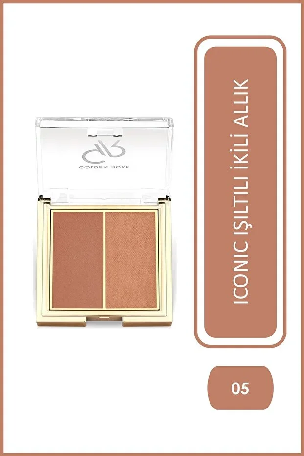 Golden Rose İconic Blush Duo İkili Allık – 05 Warm Pearl