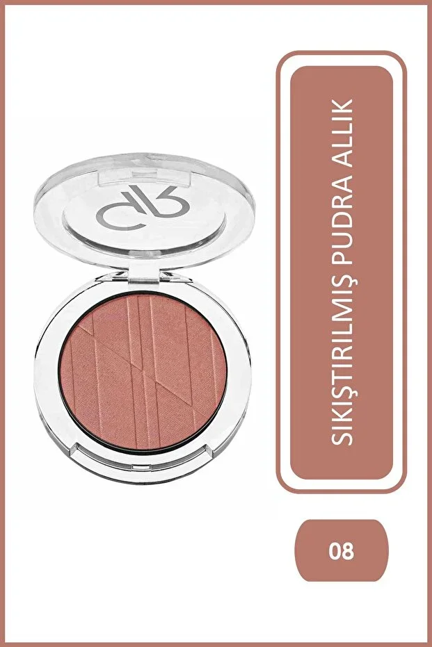 Golden Rose Powder Blush Toz Allık 7g – 08 Coral Rose