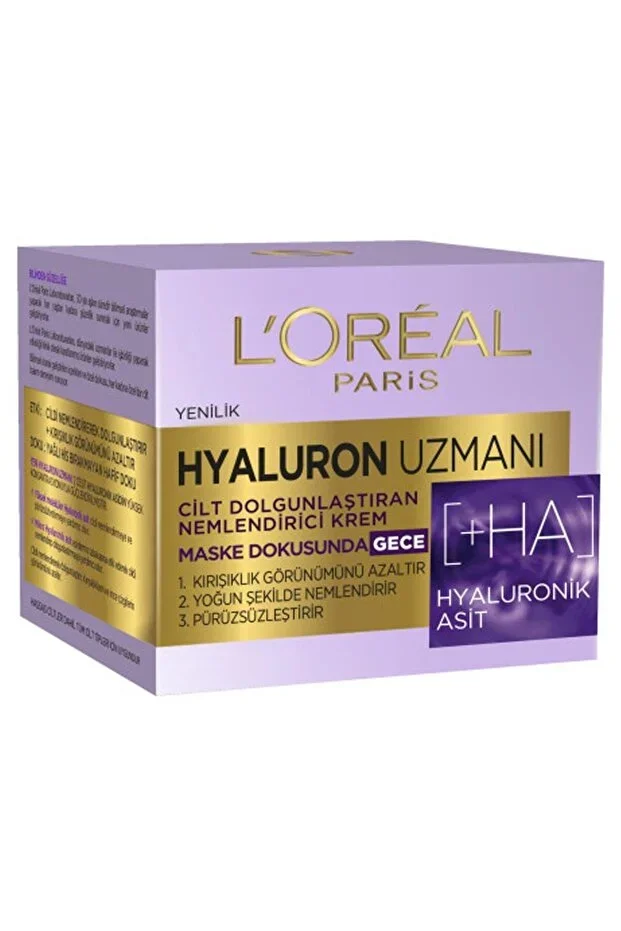 L'Oreal Paris Hyaluron Uzmanı Dolgunlaştırıcı Gece Kremi