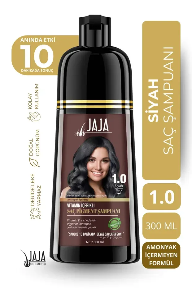Jaja Saç Pigment Şampuanı 300 ml – 1.0 Siyah