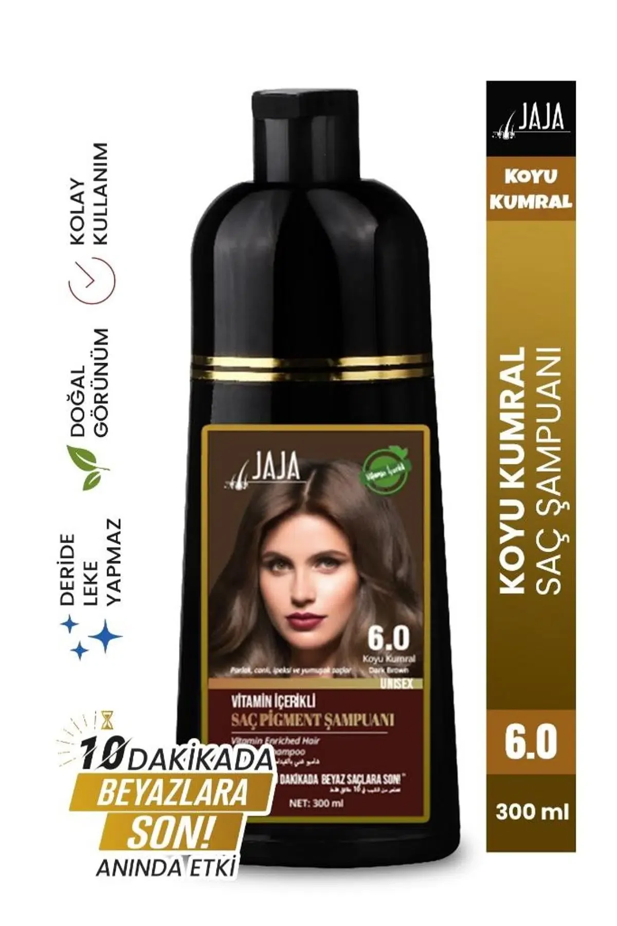 Jaja Saç Pigment Şampuanı 300 ml – 6.0 Koyu Kumral