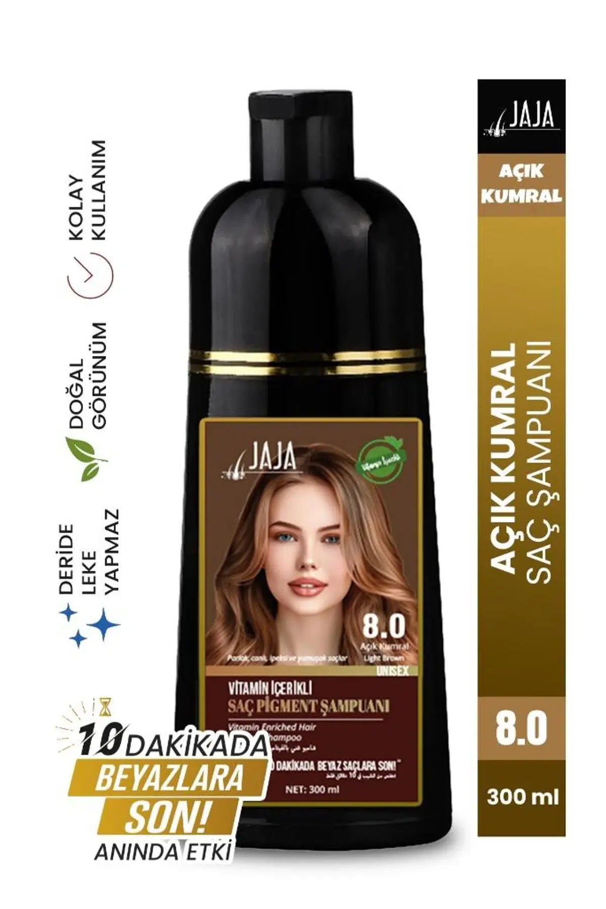 Jaja Saç Pigment Şampuanı 300 ml – 8.0 Açık Kumral