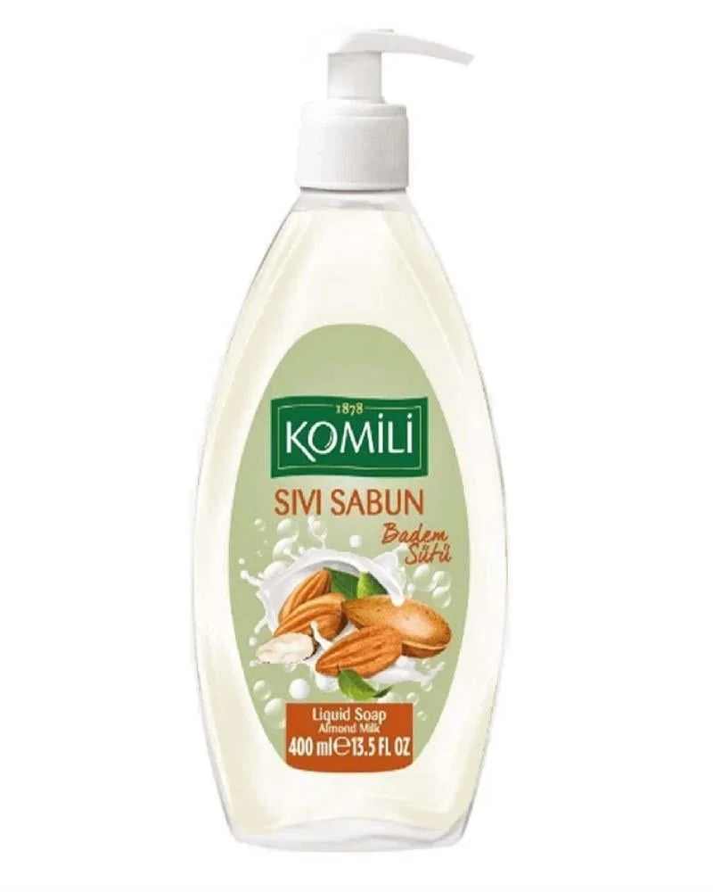 Komili Sıvı Sabun 400 ml El Temizliği – Badem Sütü