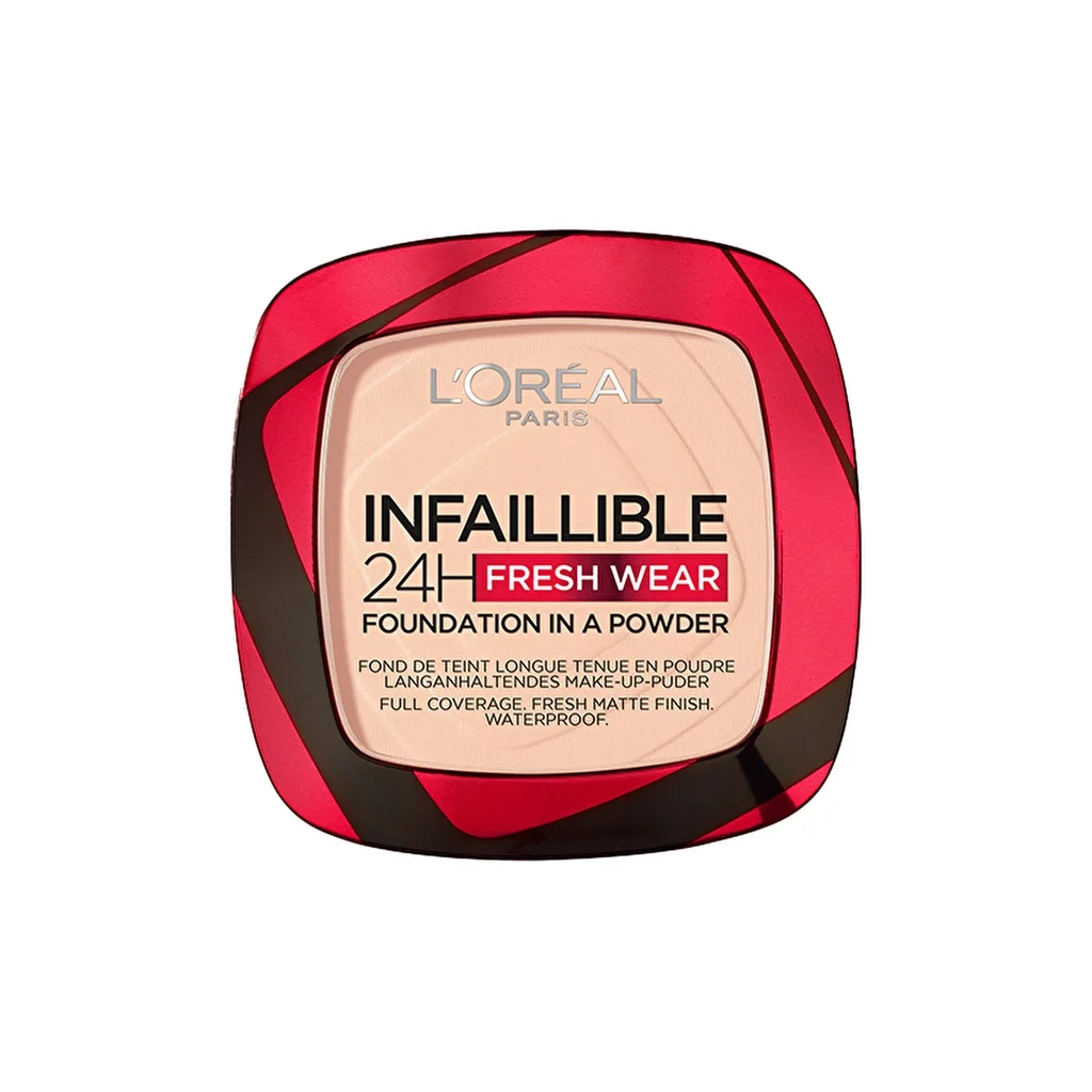 L'Oreal Paris L'Oreal 24h Fresh Wear Powder 9 gr – 180 Rose Sand