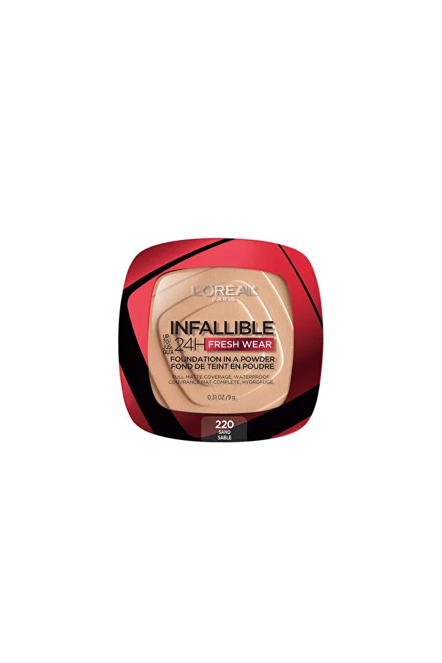 L'Oreal Paris L'Oreal 24h Fresh Wear Powder 9 gr – 220 Sable Sand