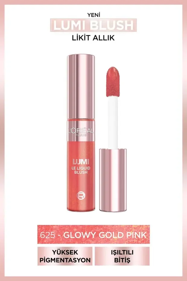 L'Oreal Paris L'Oreal Lumi Blush 625 Glowy Gold Pink Allık