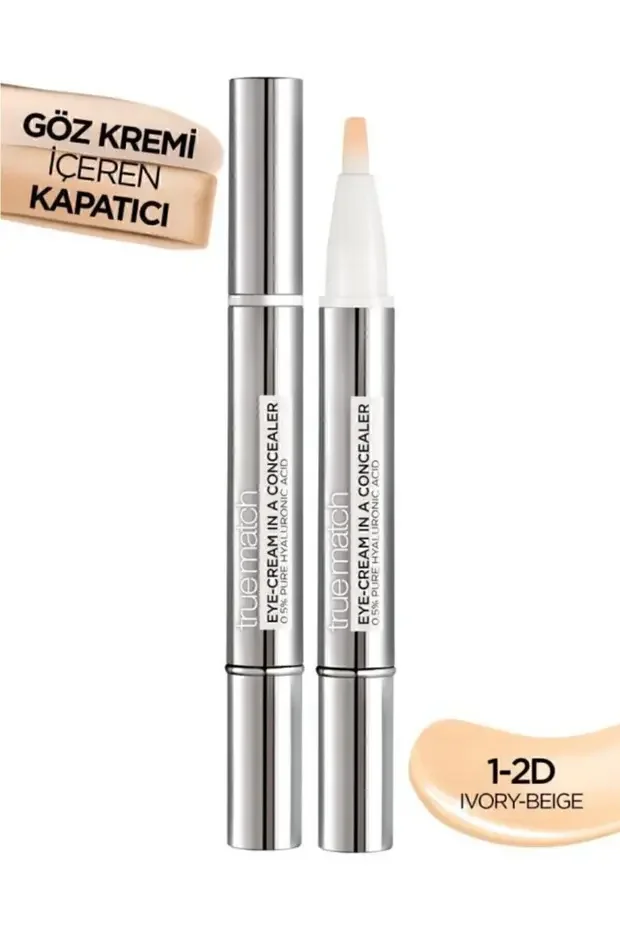 L'Oreal Paris L'Oreal True Match Göz Kremli Kapatıcı – 1-2d İvory Beıge