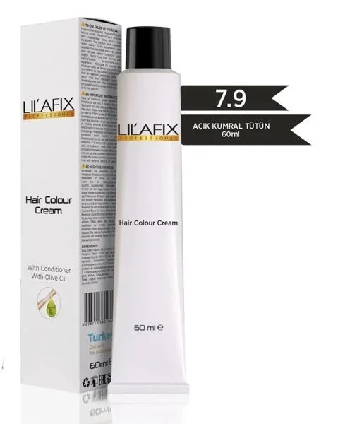 Lilafix Krem Profesyonel Tüp Saç Boyası 60ml – 7.9 Açık Kumral Tütün
