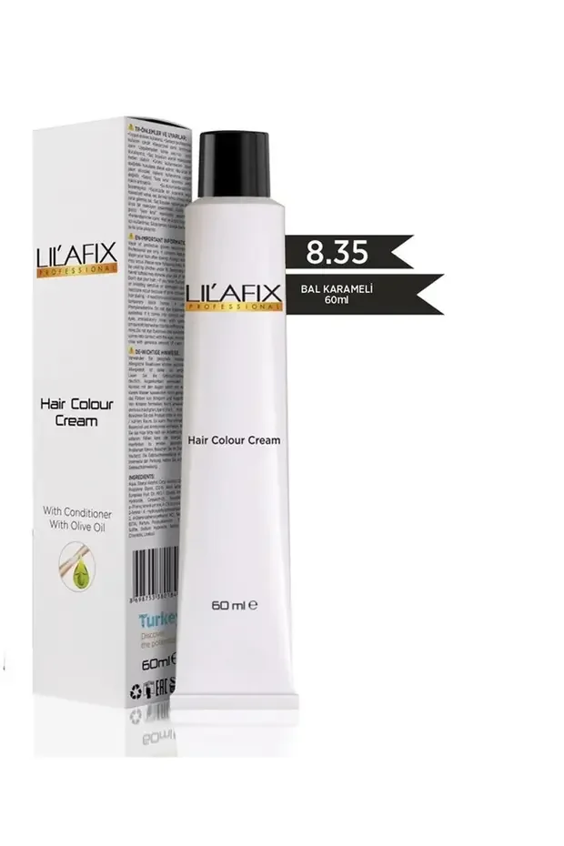 Lilafix Krem Profesyonel Tüp Saç Boyası 60ml – 8.35 Bal Karameli