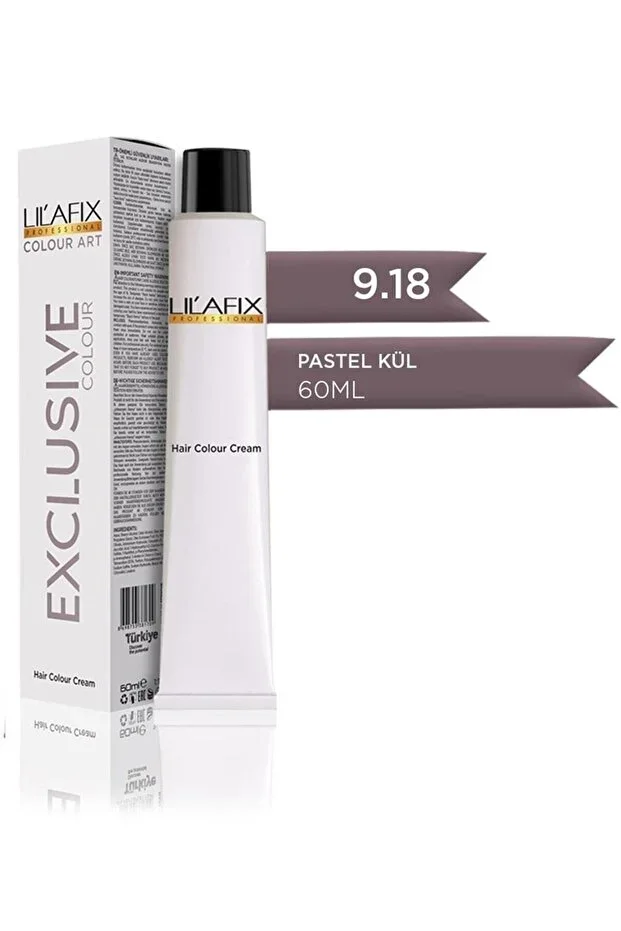 Lilafix Krem Profesyonel Tüp Saç Boyası 60ml – 9.18 Exclusive Pastel Kül