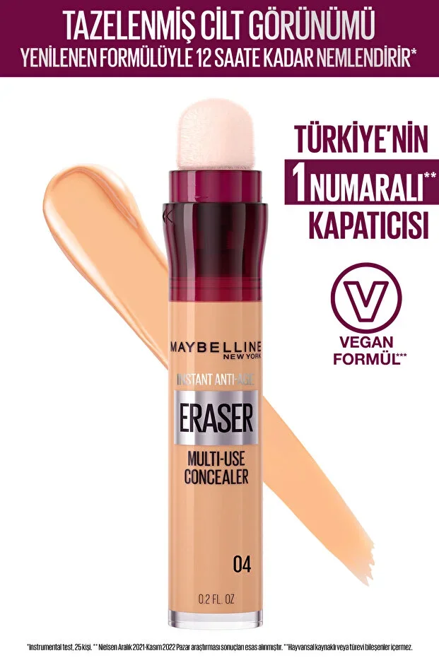 Maybelline İnstant Anti Age Eraser Kapatıcı – 04 Honey