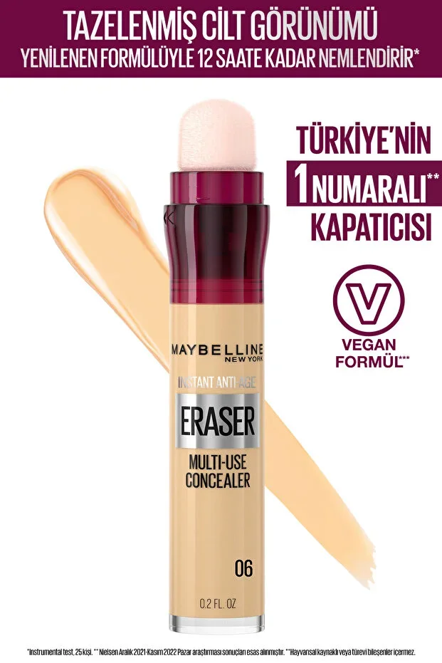 Maybelline İnstant Anti Age Eraser Kapatıcı – 06 Neutralizer