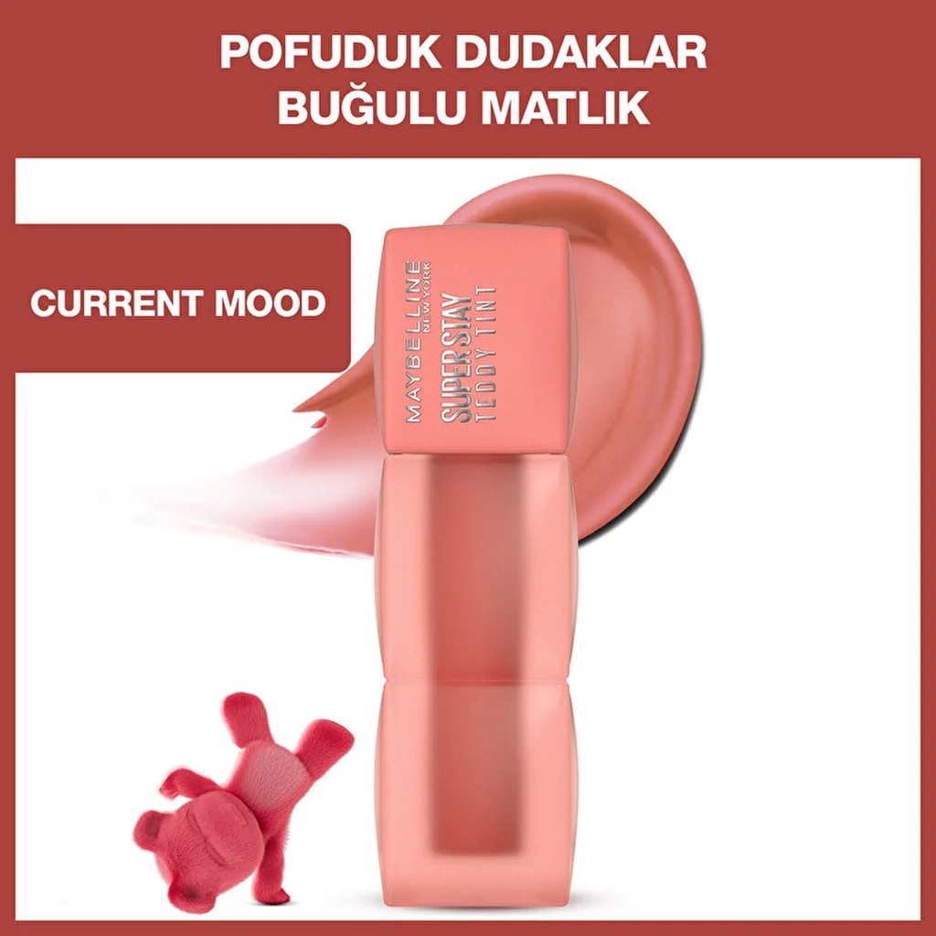 Maybelline Super Stay Teddy Tint Likit Mat – 30 Coquettish