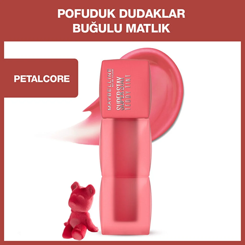Maybelline Super Stay Teddy Tint Likit Mat – 40 Petalcore