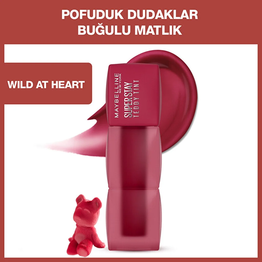 Maybelline Super Stay Teddy Tint Likit Mat – 50 Wild At Heart