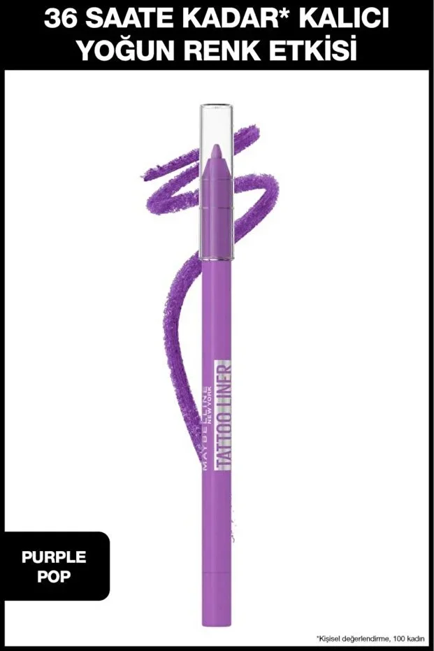 L'Oreal Paris Maybelline Tattoo Liner Jel Göz Kalemi Mor