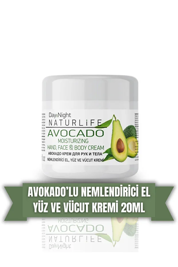 Naturlife El Yüz Vücut Kremi 20 ml – Avakado