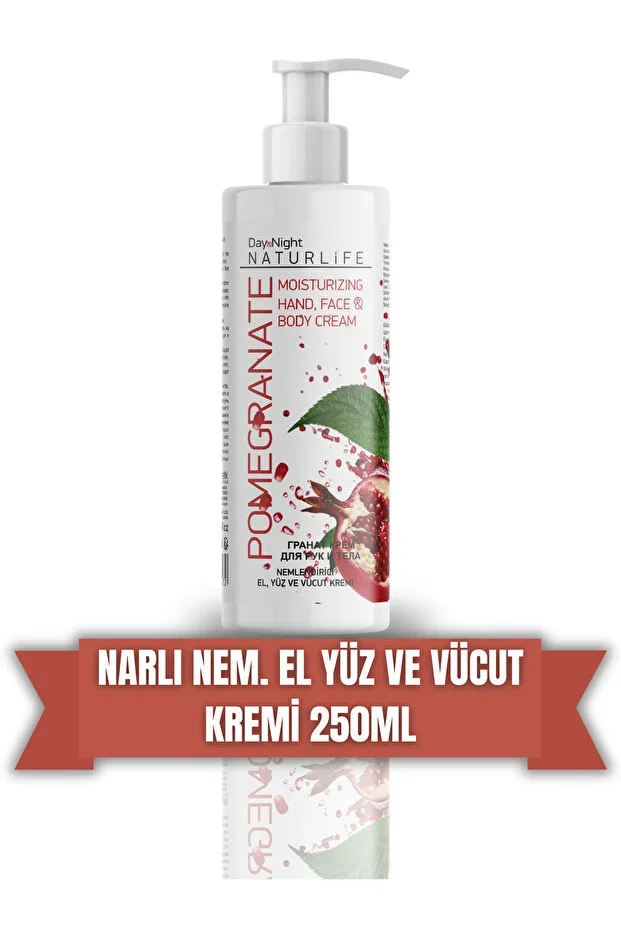 Naturlife El Yüz Vücut Kremi 250 ml – Nar Özlü